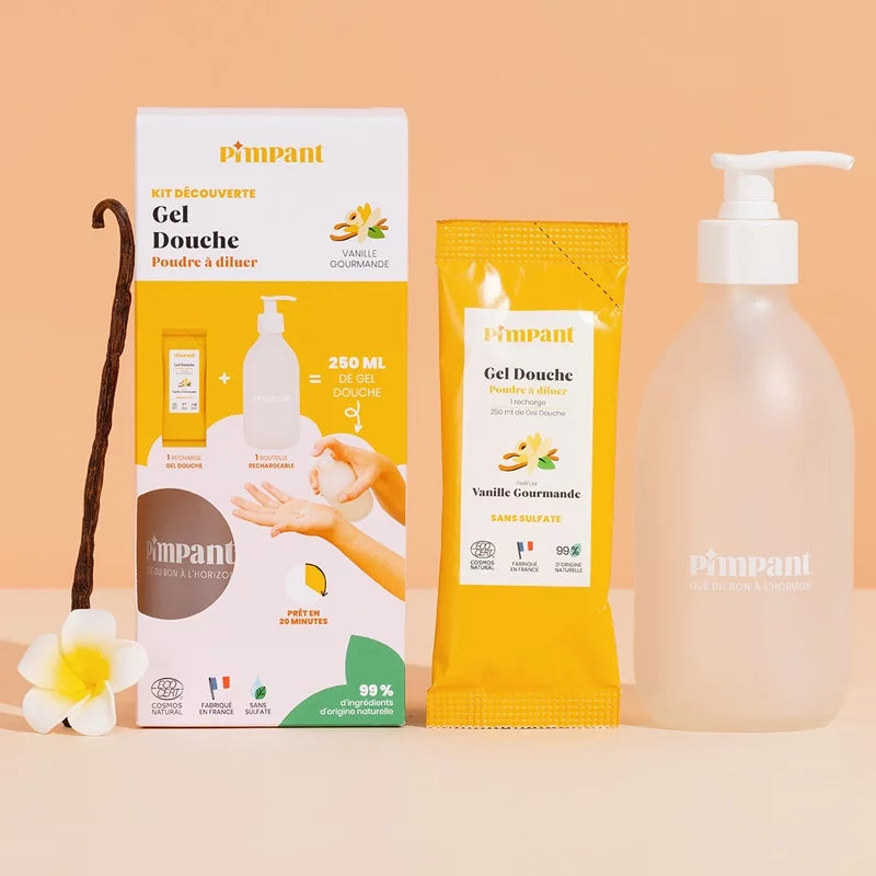 PIMPANT - Discovery Set Shower Gel Vanilla Gourmet Powder - Experience Luxurious Scent 🌼💧🌈