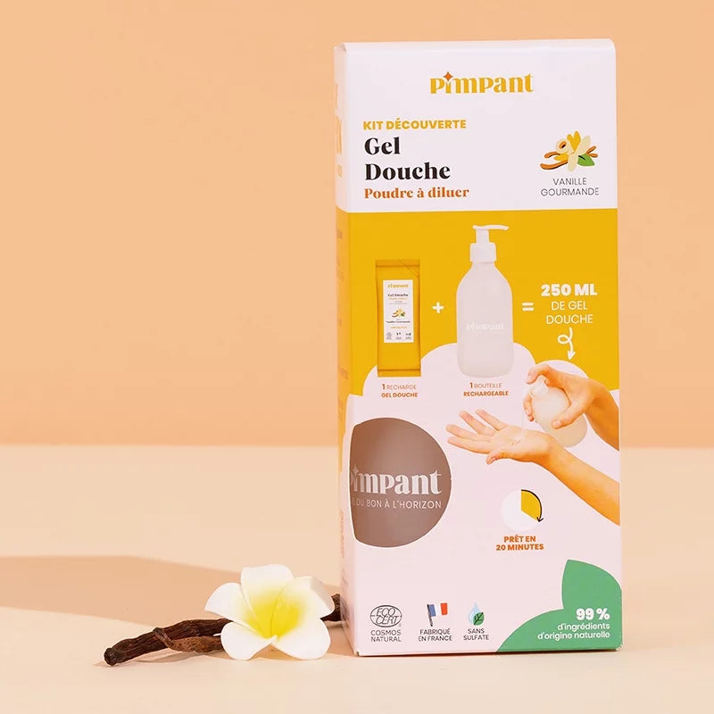 PIMPANT - Discovery Set Shower Gel Vanilla Gourmet Powder - Experience Luxurious Scent 🌼💧🌈