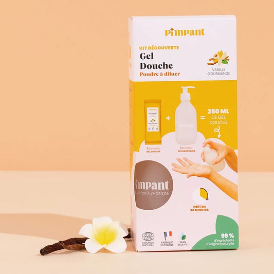PIMPANT - Discovery Set Shower Gel Vanilla Gourmet Powder - Experience Luxurious Scent 🌼💧🌈