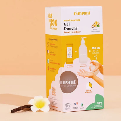 PIMPANT - Discovery Set Shower Gel Vanilla Gourmet Powder - Experience Luxurious Scent 🌼💧🌈