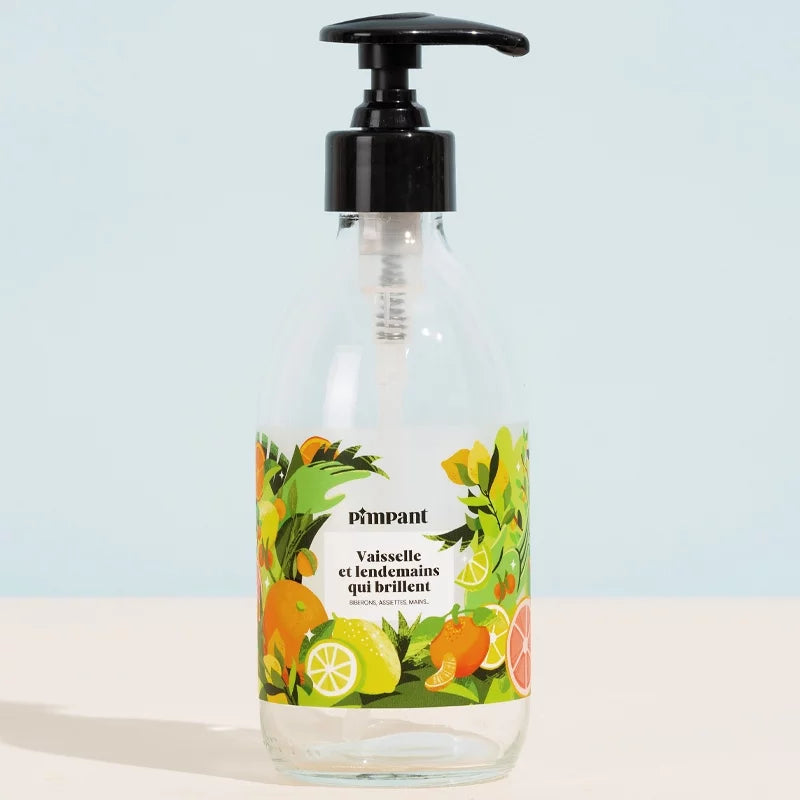 PIMPANT - Dishwashing Liquid Bottle Citrus (Empty) - Sustainable & Sleek 🌍💧