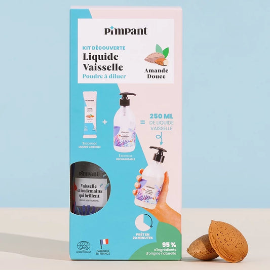 PIMPANT - Discovery Set Dishwashing Liquid Sweet Almond - Transform Your Cleaning Routine! 🧼🌟