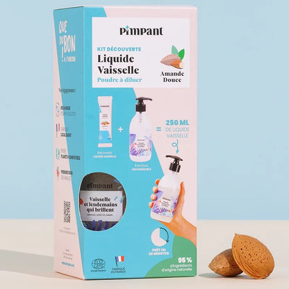 PIMPANT - Discovery Set Dishwashing Liquid Sweet Almond - Transform Your Cleaning Routine! 🧼🌟