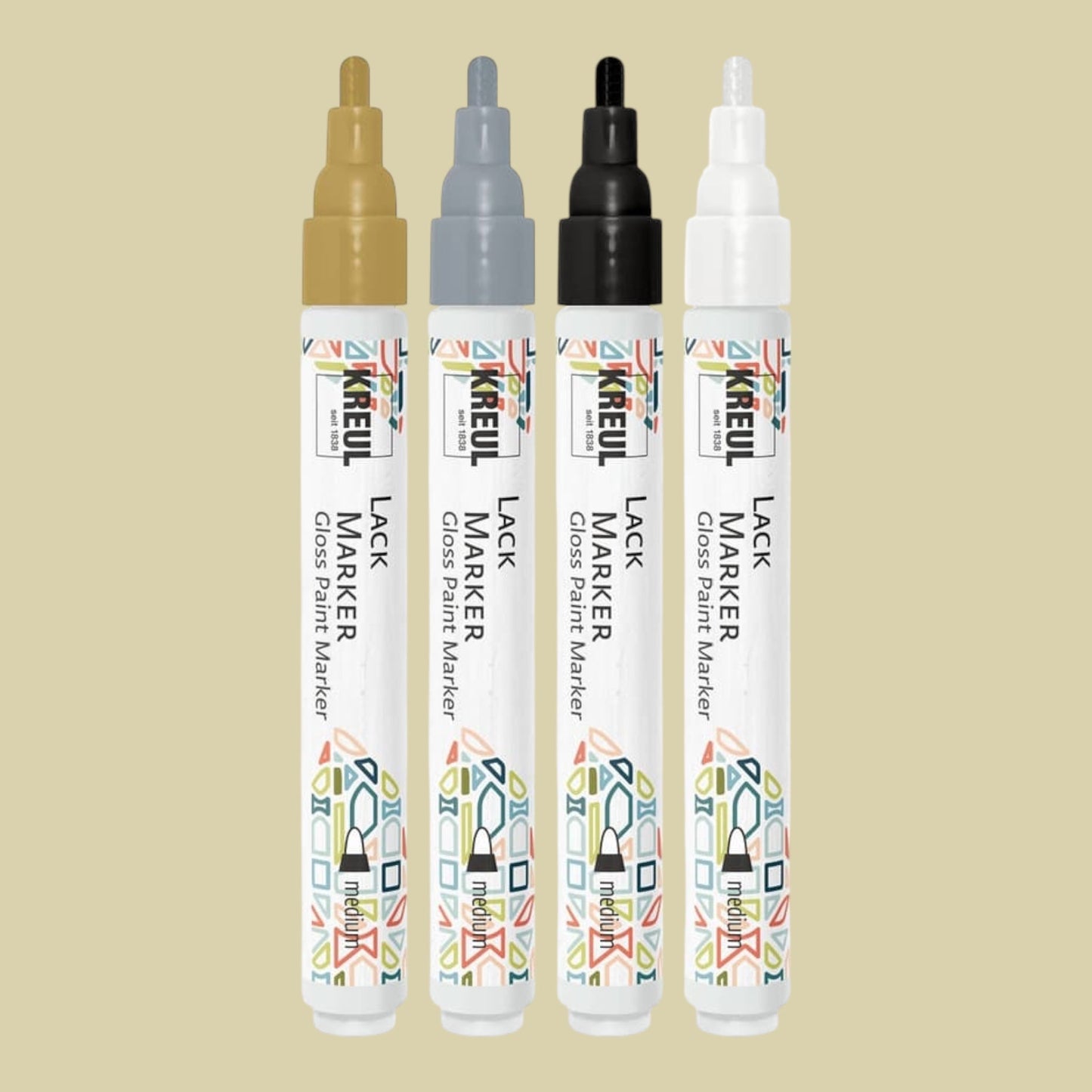 Kreul Lack Marker medium 4er Set
