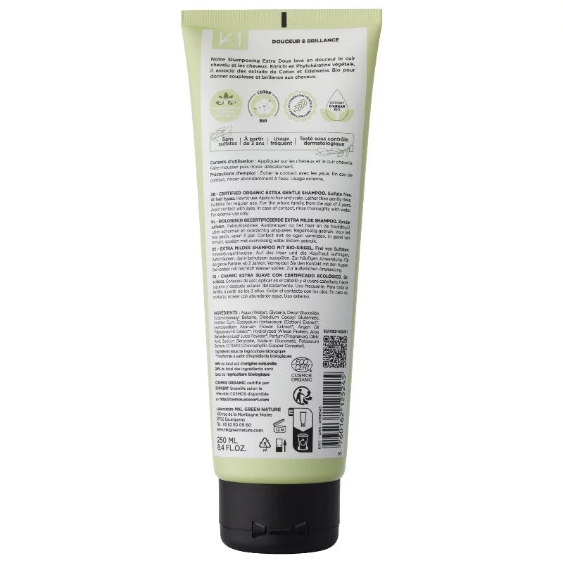 MKL GREEN NATURE - Extra Mild BIO Cotton Shampoo - Gentle Care for Your Hair 🌿✨