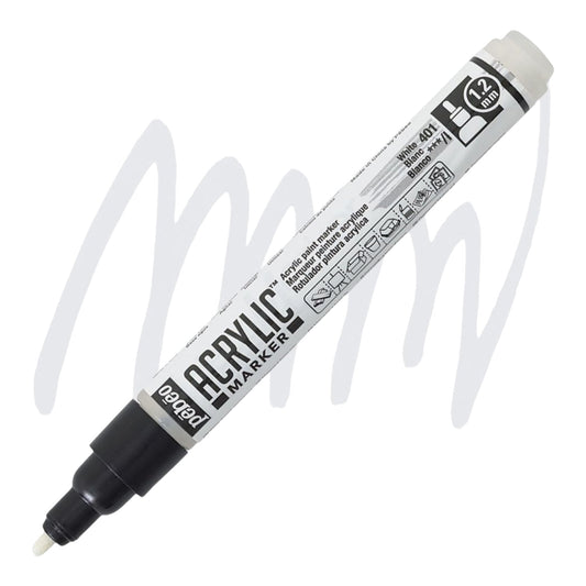 Pébéo Acrylic Marker – White 01