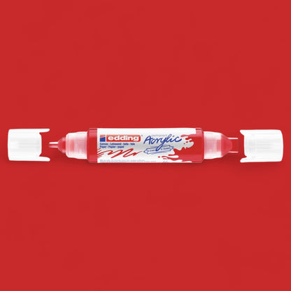 Edding 5400 Acryl 3D Double Liner verkehrsrot 902 , Tubenspitze 2-3 mm . 5-10 mm