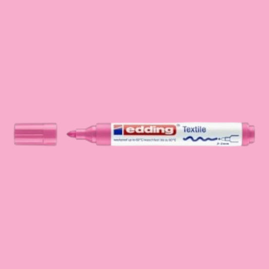 Edding 4500 Textile Marker – 2-3 mm Rundspitze, Rose