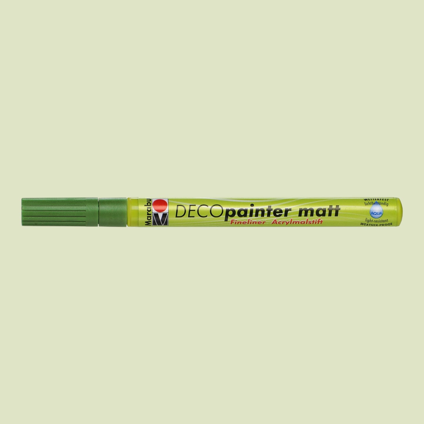 Marabu Deco Painter Acrylmarker Grün – Matt