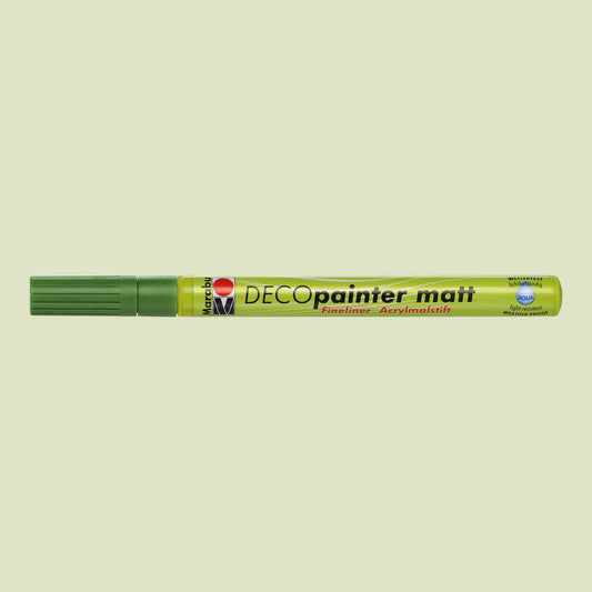 Marabu Deco Painter Acrylmarker Grün – Matt
