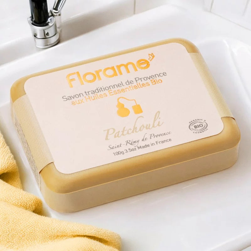 FLORAME - Soap Organic Patchouli - 🌿 Luxurious & Natural Cleanliness! 🛁✨