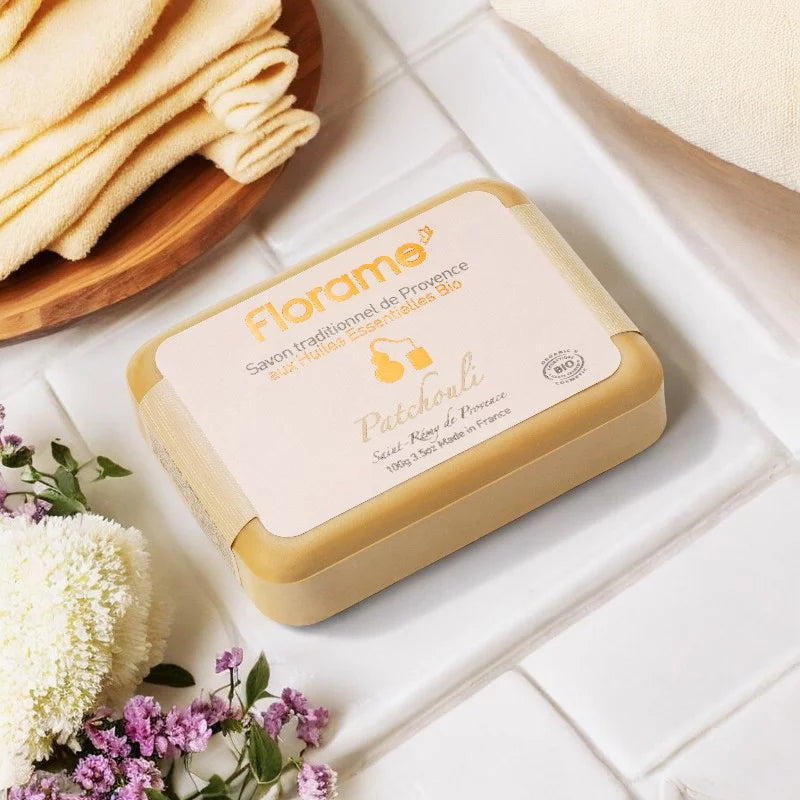 FLORAME - Soap Organic Patchouli - 🌿 Luxurious & Natural Cleanliness! 🛁✨