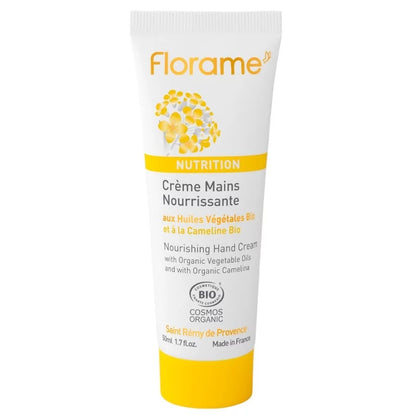 FLORAME - Nourishing Hand Cream Organic Camelina - Revitalize Your Hands! 🌿✨