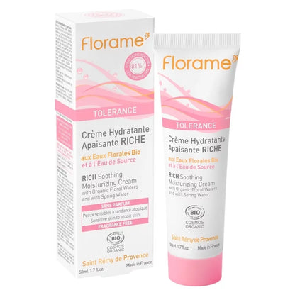 FLORAME - Soothing Moisturizing Cream with Organic Rich Spring Water - Hydrate & Refresh Your Skin! 💧🌿