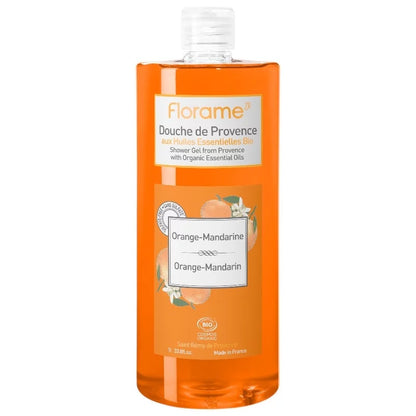 FLORAME - Organic Orange & Mandarin Shower Gel - Revitalize Your Senses! 🍊✨