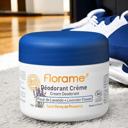 FLORAME - Deodorant Cream Bio Lavender - Stay Fresh Naturally! 🌿💜