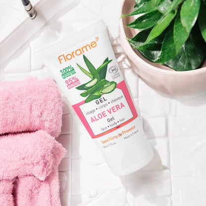 FLORAME - Gel Bio Face, Body & Hair Aloe Vera - Nourish Your Skin Naturally! 🌿💧✨