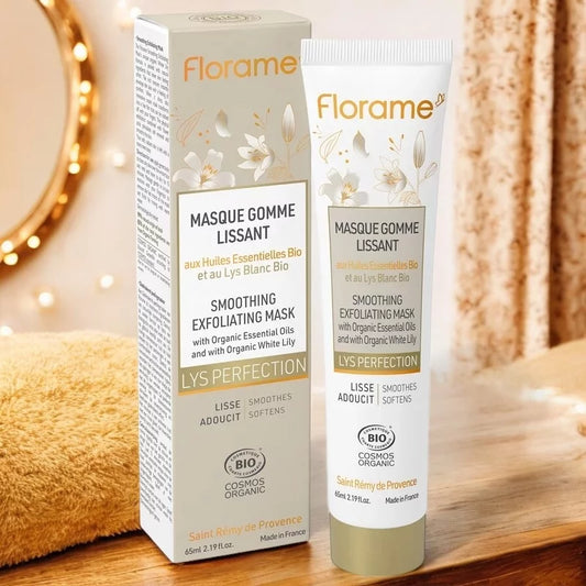 FLORAME - Smoothing Peeling Mask BIO White Lily - Reveal Radiant Skin! 🌸✨