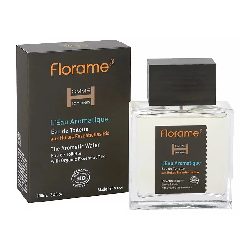 FLORAME - Bio Eau de Toilette Men L'Eau Aromatique - Refreshing & Invigorating Scent 💧🌿