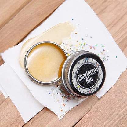CHARLOTTE BIO - Shea Glitter Applicator Balm BIO - ✨ Glow & Nourish Your Skin! 🌿💖