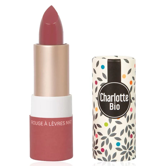CHARLOTTE BIO - Matter Lipstick Rose-Red Organic - Luscious Color for Every Occasion 💄🌹