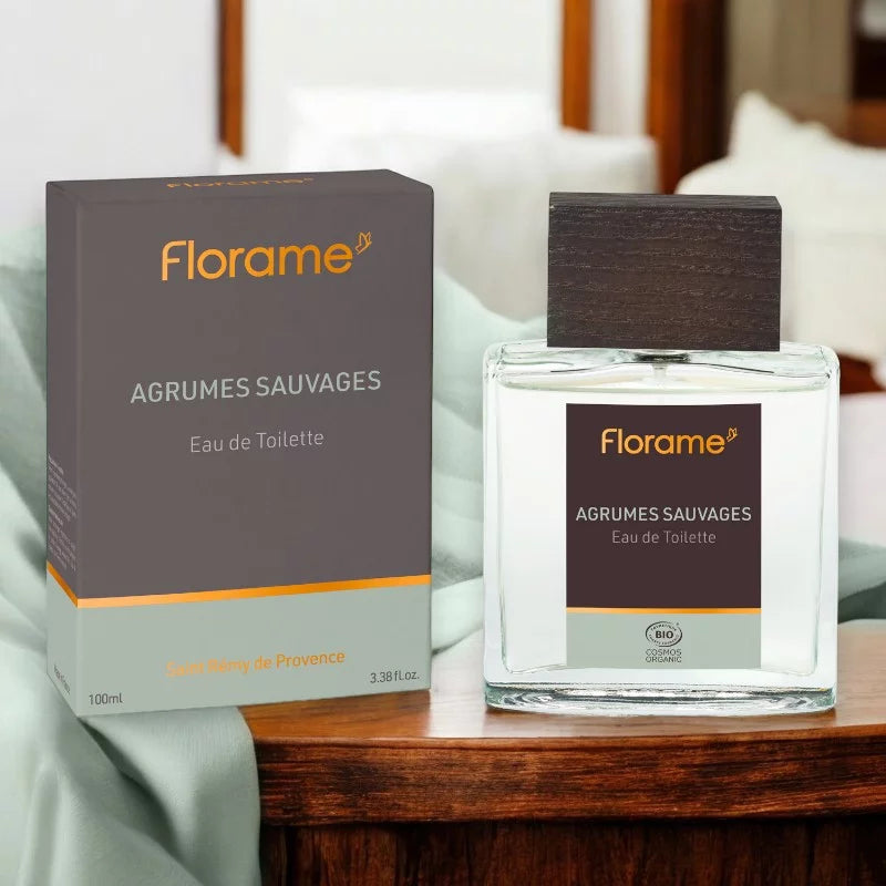 FLORAME - Eau de Toilette for Men Wild Citrus Fruits Organic - Energize Your Day! 🍊🌿