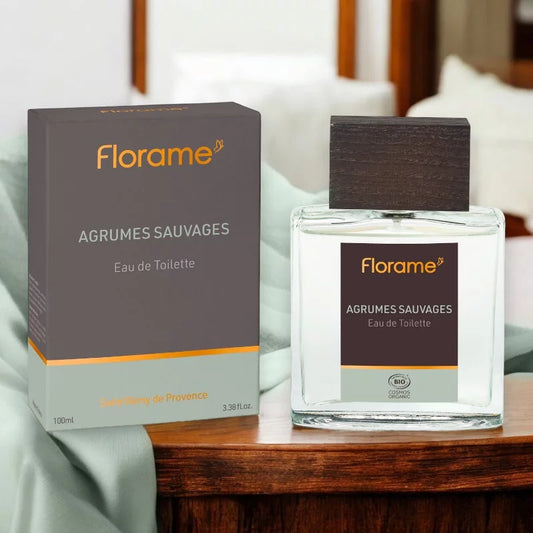 FLORAME - Eau de Toilette for Men Wild Citrus Fruits Organic - Energize Your Day! 🍊🌿