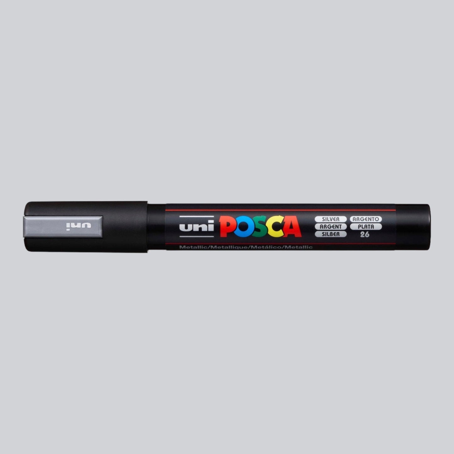 Uni Posca PC-5M Acrylmarker 1.8-2.5mm Silber 26