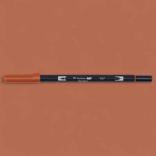 Tombow ABT Dual Brush Pen 947 burnt sienna