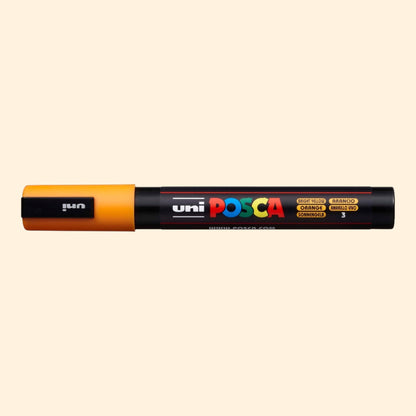 Uni Posca PC-5M Acrylmarker 1.8-2.5mm Sonenngelb 3