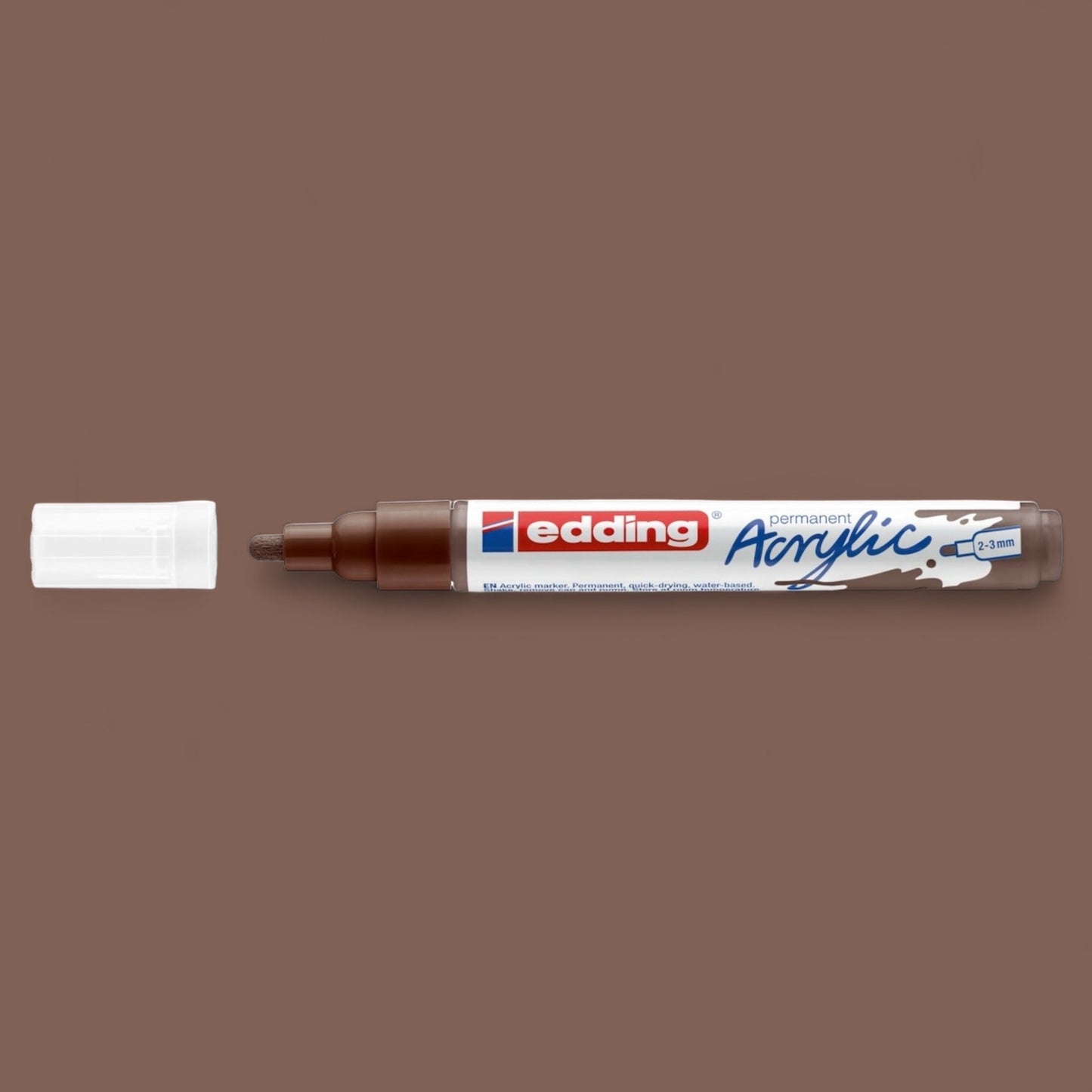 Edding 5100 Acrylmarker Schokolade 907 , Rundspitze 2-3 mm
