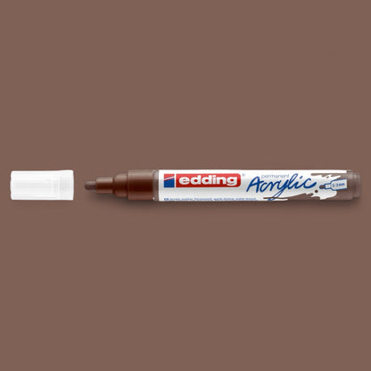 Edding 5100 Acrylmarker Schokolade 907 , Rundspitze 2-3 mm