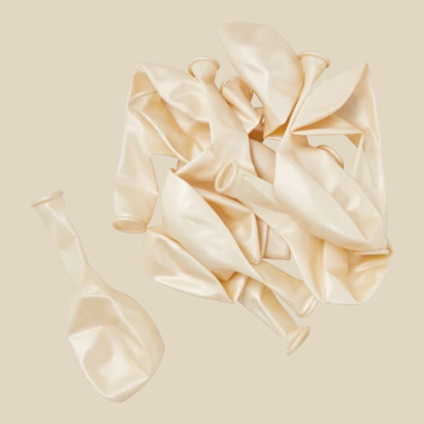 I Am Creative Luftballons, creme metallic 20 Stück