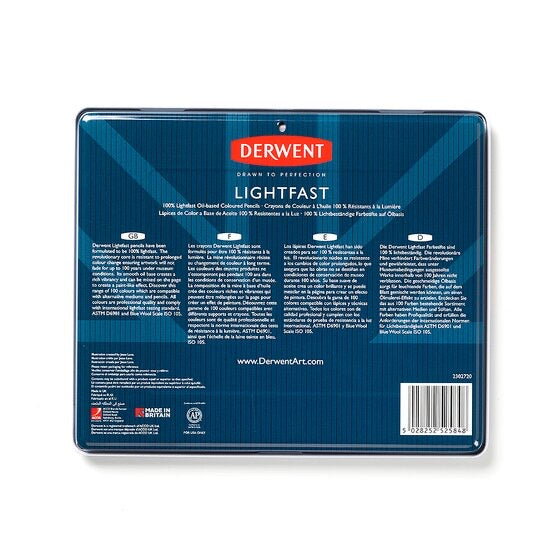 Derwent Lightfast Buntstifte 24er Metallkasten