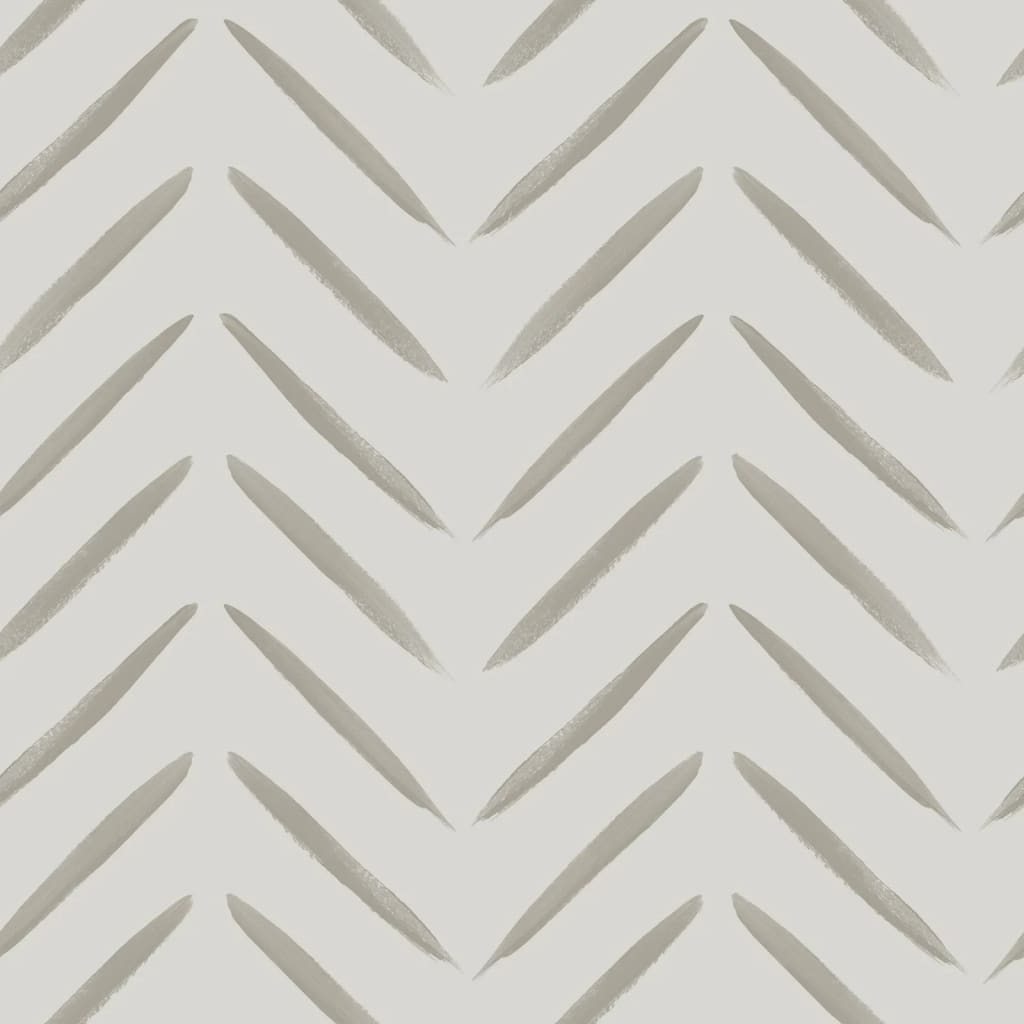 DUTCH WALLCOVERINGS Tapete Chevron Taupe