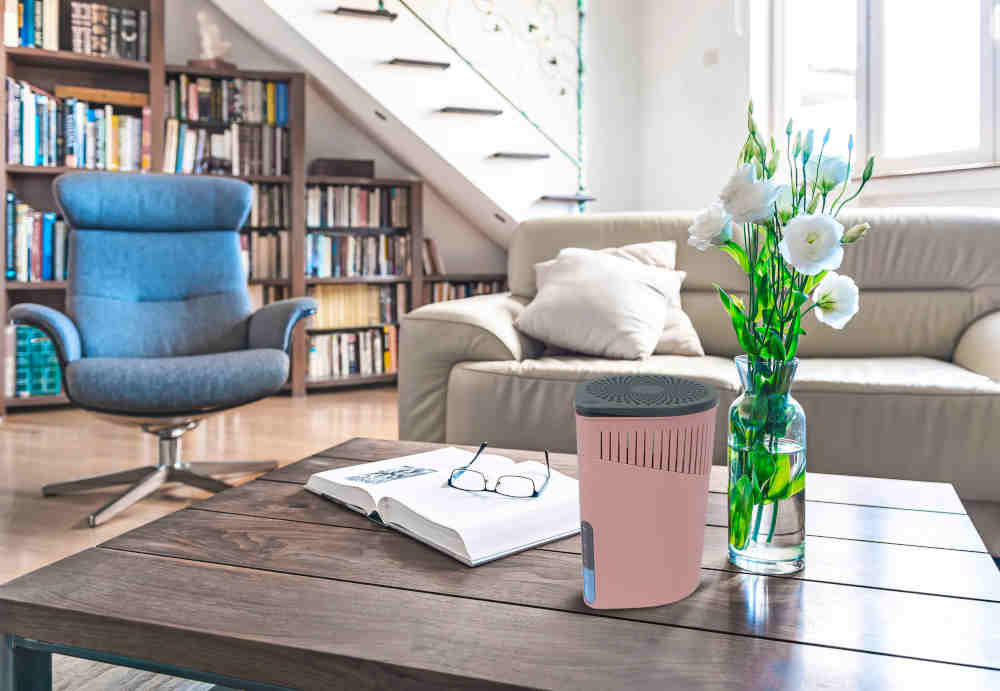 Wenko - Dehumidifier Drop 1000g Pink - Fresh & Dry Living! 💧🌸