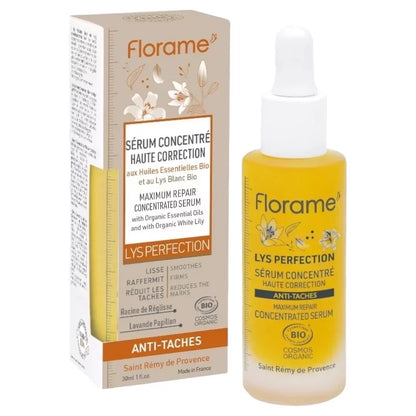 FLORAME - Concentrated Serum with High Correction White Lily Organic - Revitalize Your Skin! 🌸✨