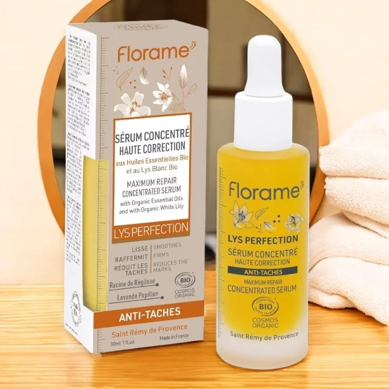 FLORAME - Concentrated Serum with High Correction White Lily Organic - Revitalize Your Skin! 🌸✨