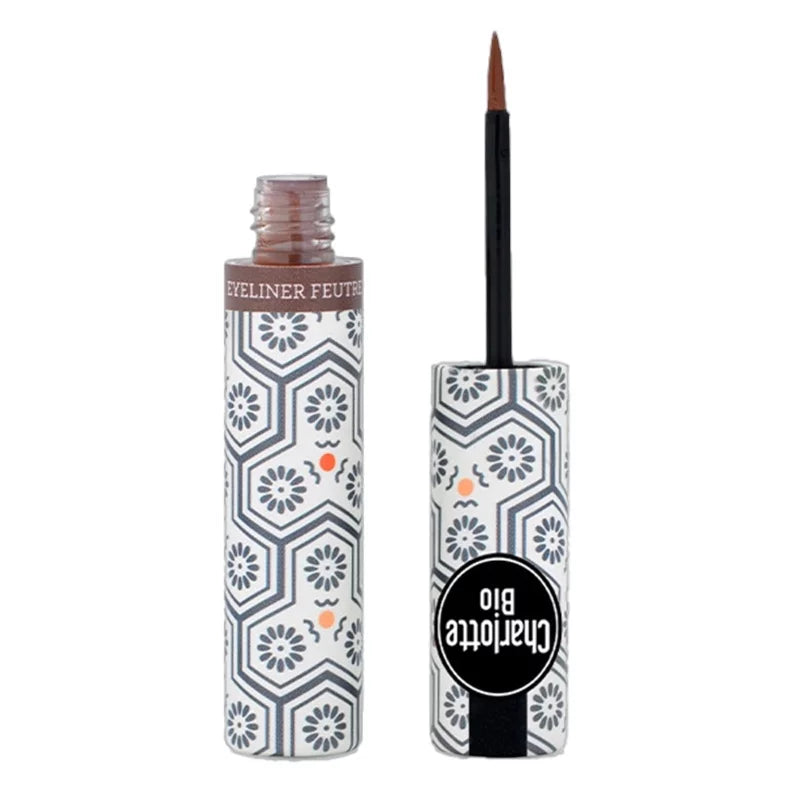 CHARLOTTE BIO - Filzstift Eyeliner BIO Brown - Effortless Beauty with Natural Ingredients ✨🌿