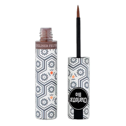 CHARLOTTE BIO - Filzstift Eyeliner BIO Brown - Effortless Beauty with Natural Ingredients ✨🌿