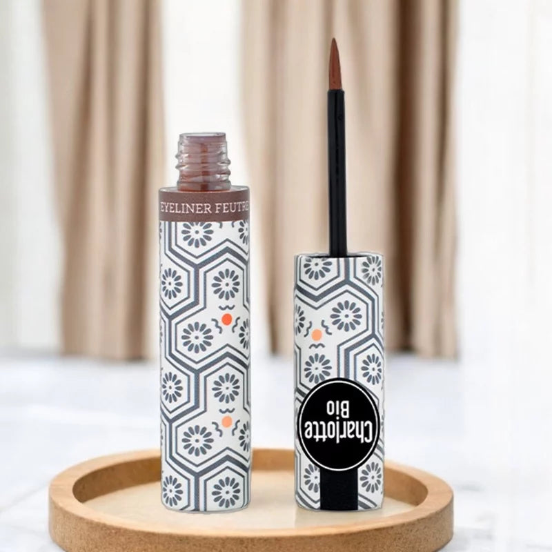 CHARLOTTE BIO - Filzstift Eyeliner BIO Brown - Effortless Beauty with Natural Ingredients ✨🌿