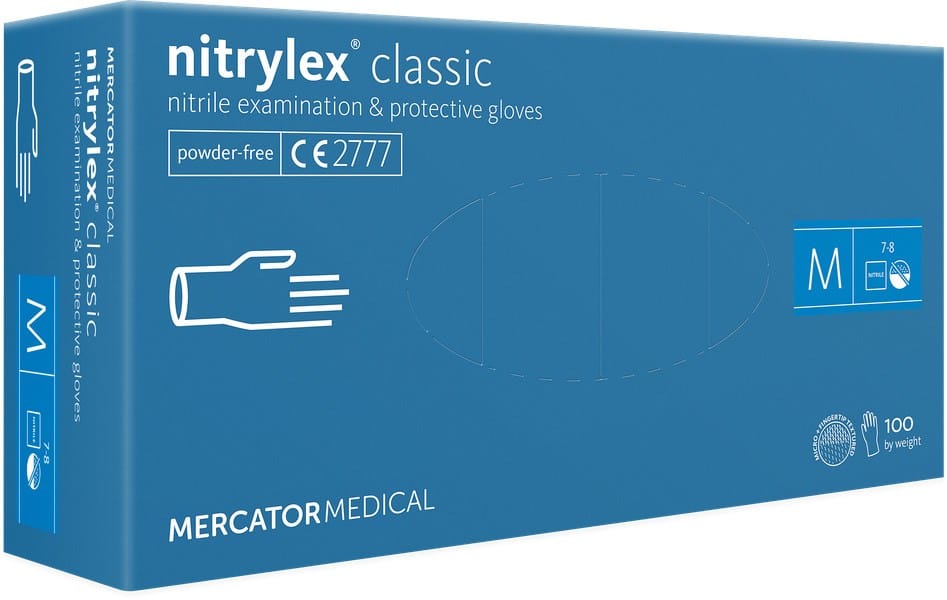 Mercator Nitrylex Classic Nitril Handschuhe 100 Stk./Box