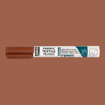 Pébéo Setacolor Stoffmarker 7A – Braun , für helle Stoffe