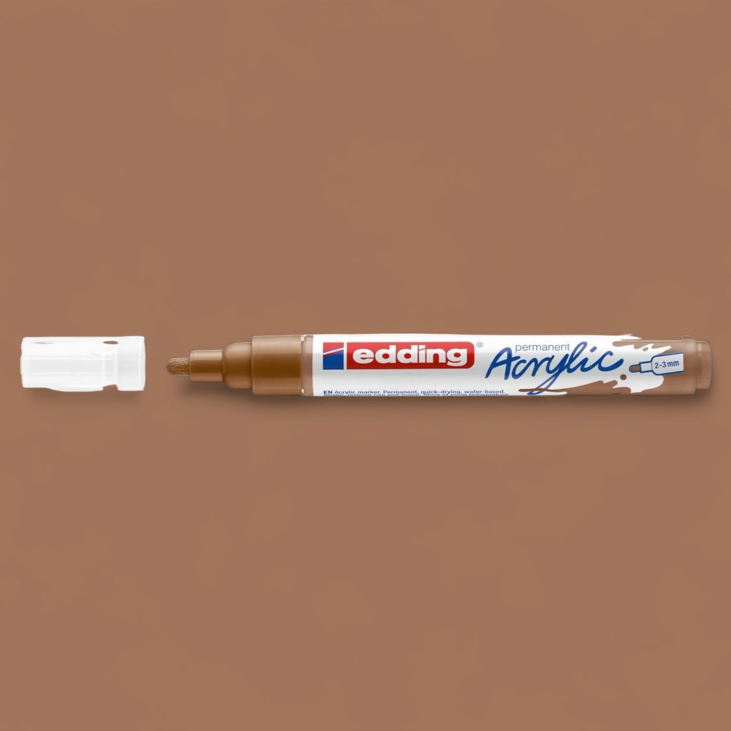 Edding 5100 Acrylmarker haselnuss 919 , Rundspitze 2-3 mm