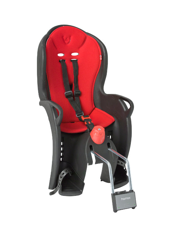 HAMAX - Sleepy Red/Black Bike Seat - Comfort & Safety for Kids 🚴‍♂️💫