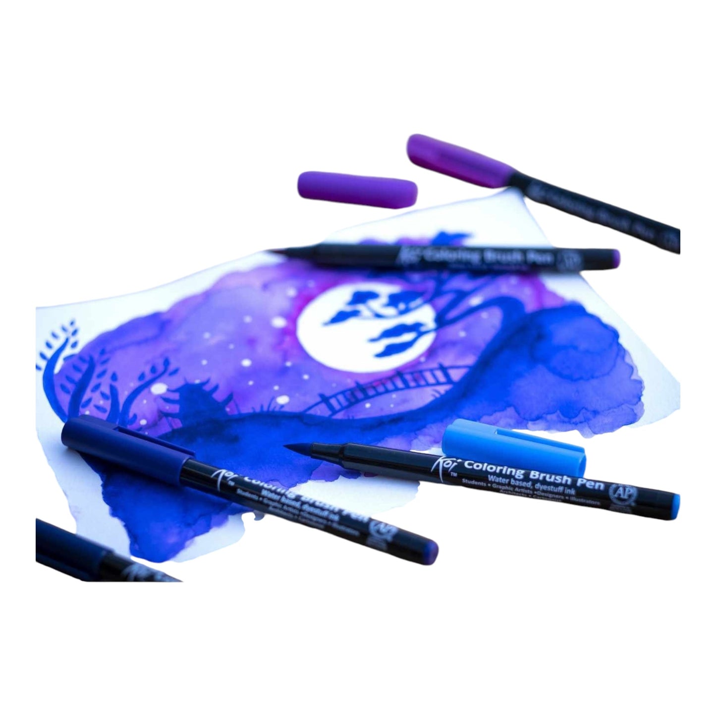 Sakura Koi Watercolor Brush Pen Set „Galaxy“