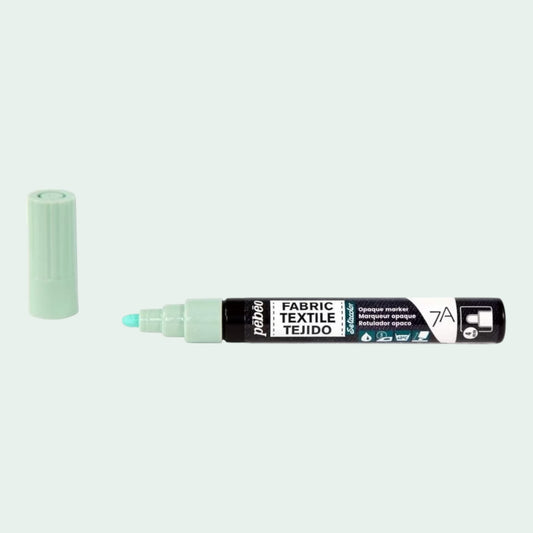 Pébéo Textil 7A Marker Opak – 4 mm Rundspitze , Pastellgrün