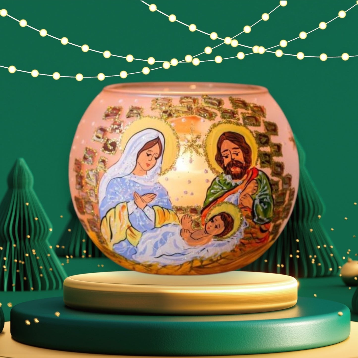 Goleo Teelichtlampe - Nativity Light