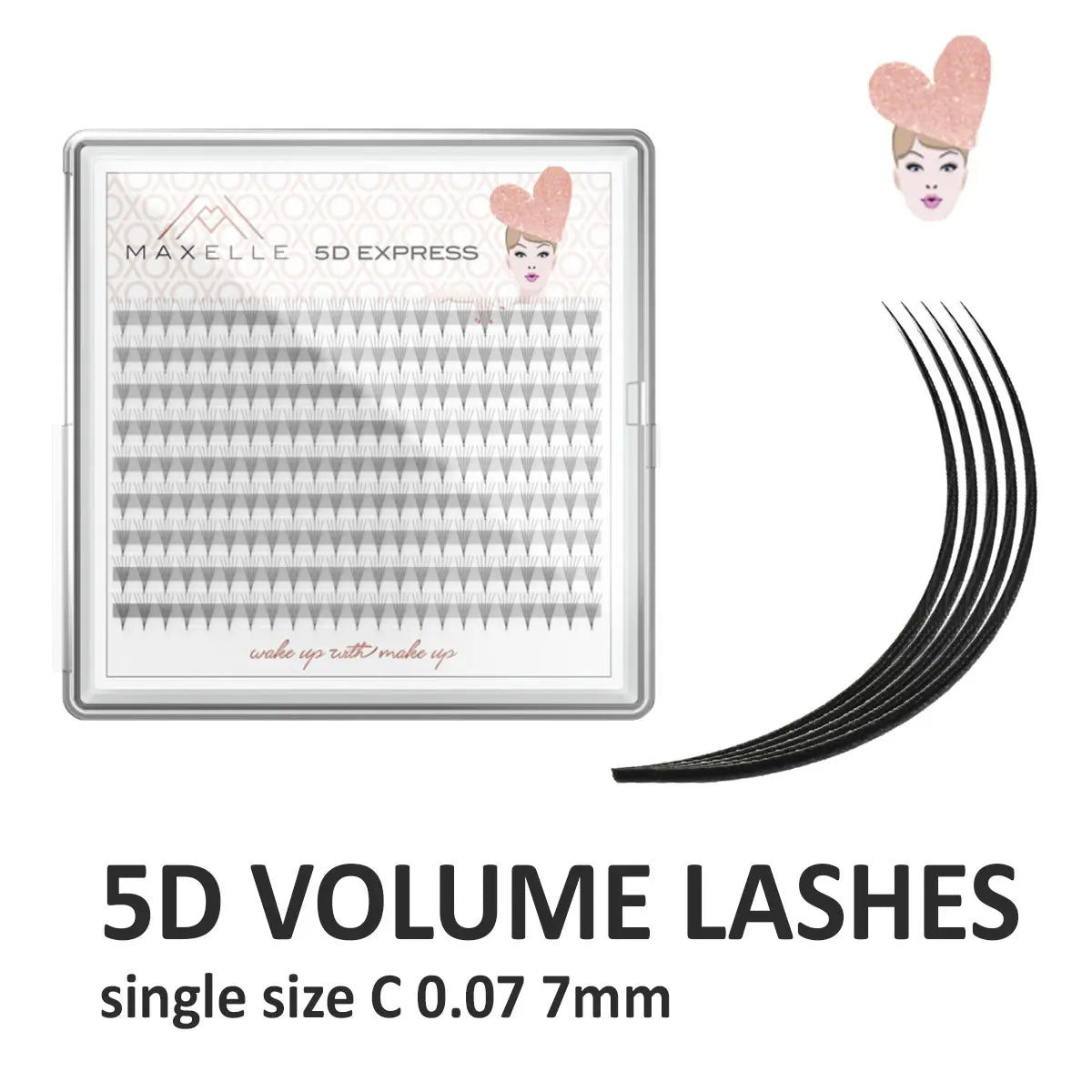 extensions de cils en soie - volume express c-curl