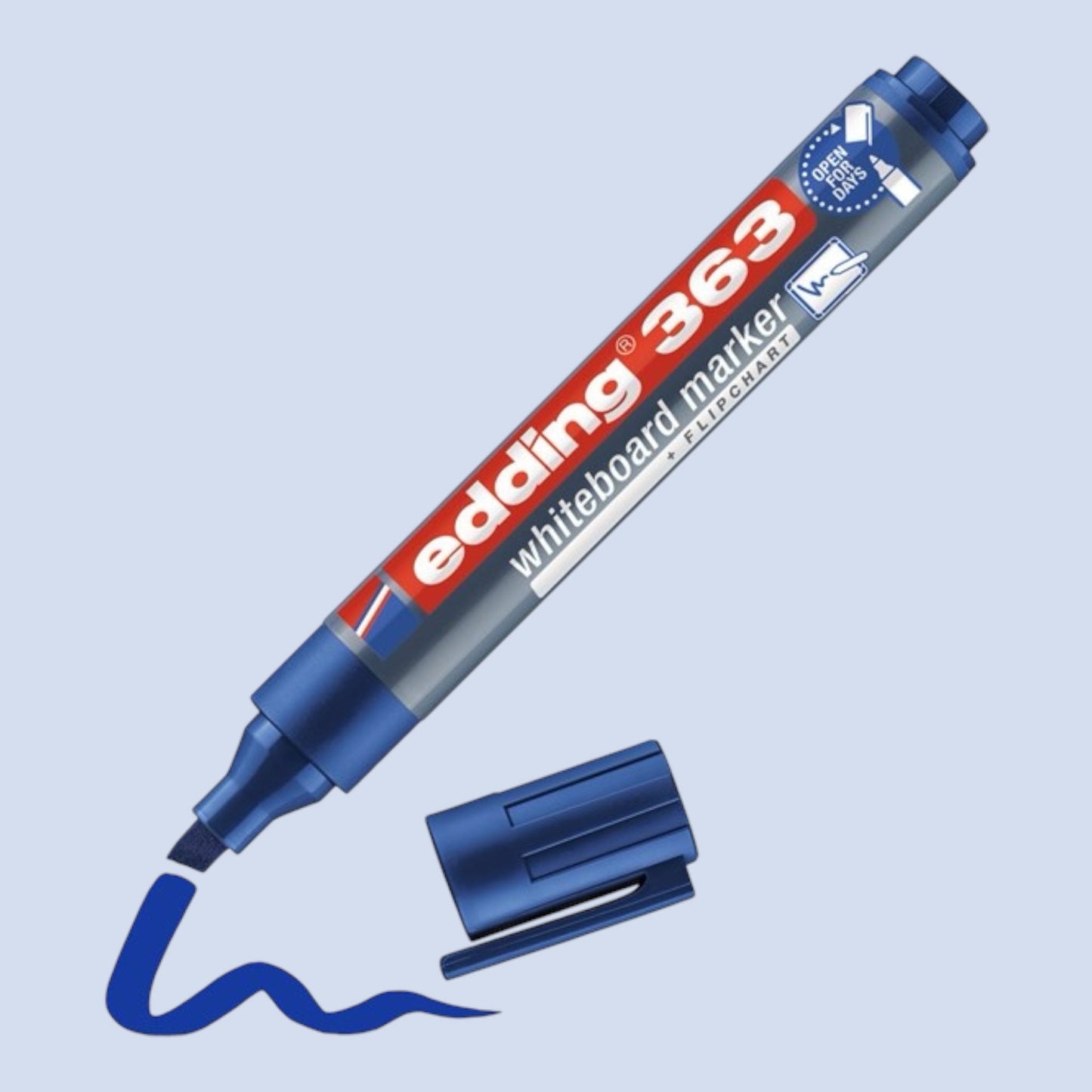 Edding  363 Whiteboardmarker
Blau, Keilspitze 1-5 mm